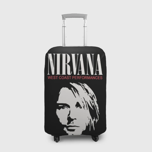 Чехол для чемодана 3D Nirvana - Kurt Cobain