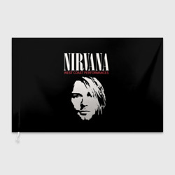 Флаг 3D Nirvana - Kurt Cobain