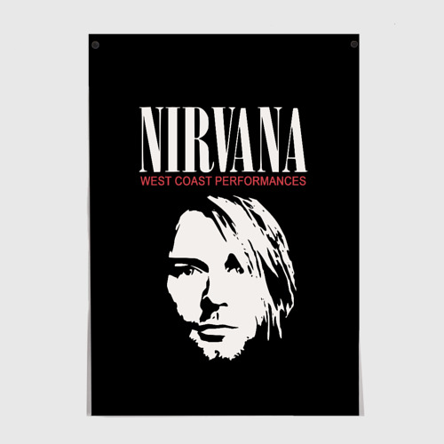 Постер Nirvana - Kurt Cobain