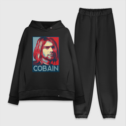 Женский костюм хлопок Oversize Nirvana - Kurt Cobain