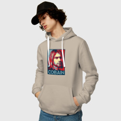 Мужская толстовка хлопок Nirvana - Kurt Cobain - фото 2