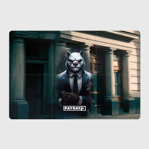 Магнитный плакат 3Х2 Payday 3 white bear