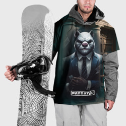 Накидка на куртку 3D Payday 3 white bear