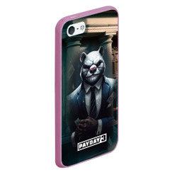 Чехол для iPhone 5/5S матовый Payday 3 white bear - фото 2