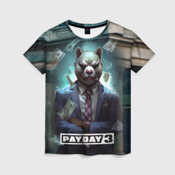 Женская футболка 3D Payday      3 bear