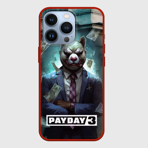 Чехол для iPhone 13 Pro Payday      3 bear, цвет красный