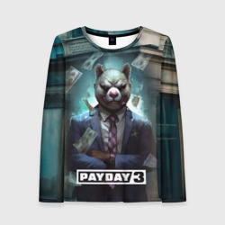 Женский лонгслив 3D Payday      3 bear