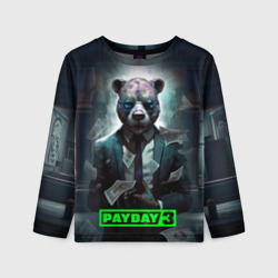 Детский лонгслив 3D Payday 3 bear