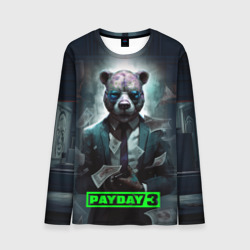 Мужской лонгслив 3D Payday 3 bear