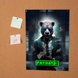 Постер Payday 3 bear - фото 2