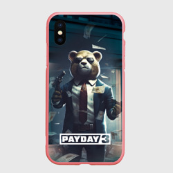 Чехол для iPhone XS Max матовый Payday  3  bear