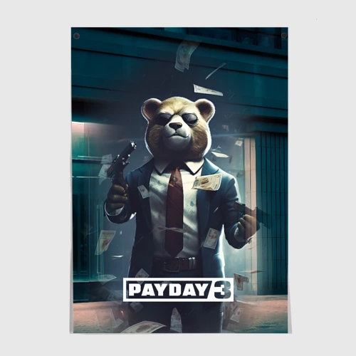 Постер Payday  3  bear