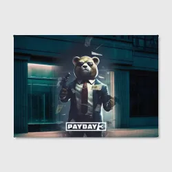 Холст прямоугольный Payday  3  bear - фото 2