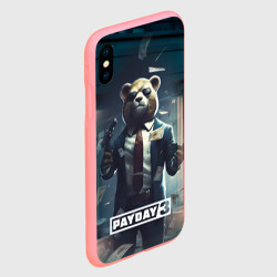 Чехол для iPhone XS Max матовый Payday  3  bear - фото 2