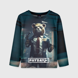 Детский лонгслив 3D Payday  3  bear