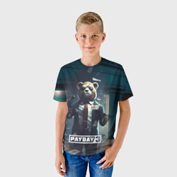 Детская футболка 3D Payday 3 bear - фото 2