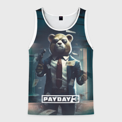 Мужская майка 3D Payday  3  bear