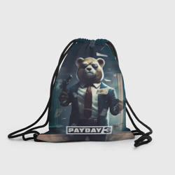 Рюкзак-мешок 3D Payday  3  bear