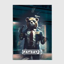 Постер Payday  3  bear