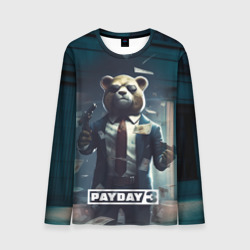 Мужской лонгслив 3D Payday  3  bear