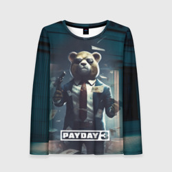 Женский лонгслив 3D Payday  3  bear