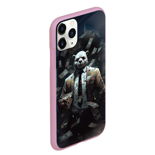 Чехол для iPhone 11 Pro Max матовый Payday 3 animal  mask, цвет розовый - фото 3