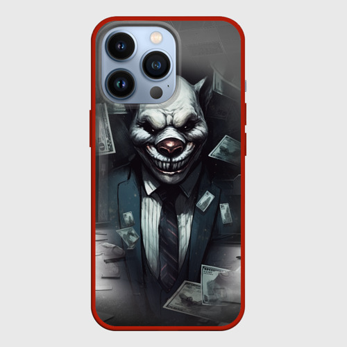 Чехол для iPhone 13 Pro Payday 3 wolf, цвет красный