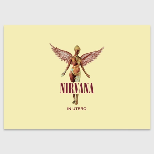Поздравительная открытка Nirvana - In utero
