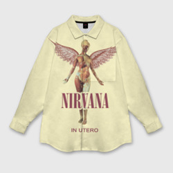 Мужская рубашка oversize 3D Nirvana - In utero