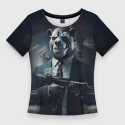 Женская футболка 3D Slim Payday   3 bear