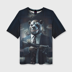 Женская футболка oversize 3D Payday   3 bear