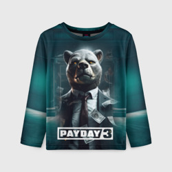 Детский лонгслив 3D Payday 3  bear