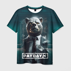 Payday 3  bear – Мужская футболка 3D с принтом купить со скидкой в -26%