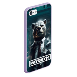 Чехол для iPhone 5/5S матовый Payday 3  bear - фото 2