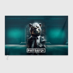 Флаг 3D Payday 3  bear