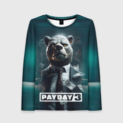 Женский лонгслив 3D Payday 3  bear