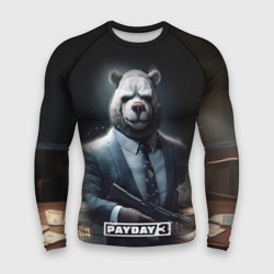 Мужской рашгард 3D Payday3 bear