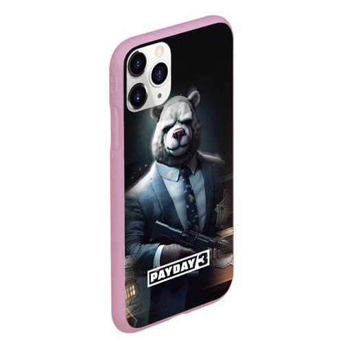 Чехол для iPhone 11 Pro Max матовый Payday3 bear, цвет розовый - фото 3