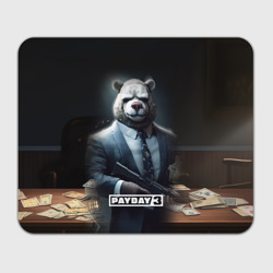 Прямоугольный коврик для мышки Payday3 bear