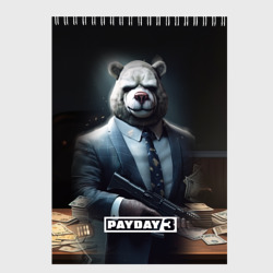 Скетчбук Payday3 bear