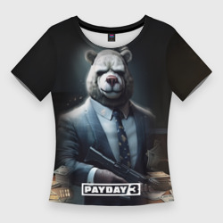 Женская футболка 3D Slim Payday3 bear