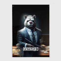 Постер Payday3 bear