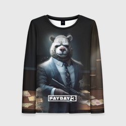 Женский лонгслив 3D Payday3 bear