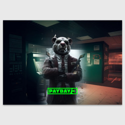 Поздравительная открытка Payday 3 dog