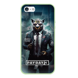 Чехол для iPhone 5/5S матовый Pay day 3  bulldog