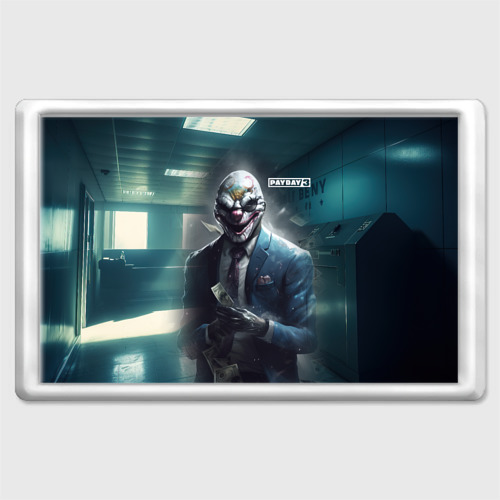 Магнит 45*70 Payday   3 mask, цвет прозрачный