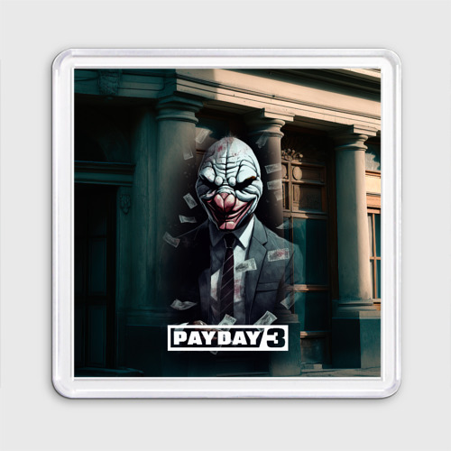 Магнит 55*55 Payday 3   mask