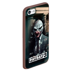 Чехол для iPhone 5/5S матовый Payday 3   mask - фото 2