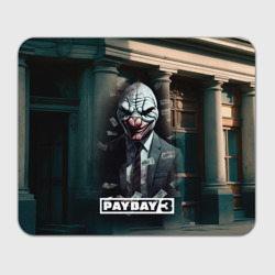 Прямоугольный коврик для мышки Payday 3   mask