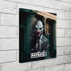 Холст квадратный Payday 3   mask - фото 2